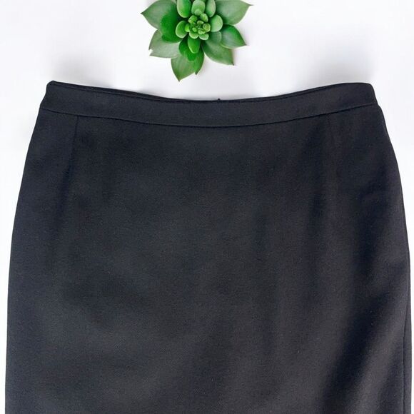 Marta Palmieri Vintage Italian Wool Pencil Skirt in Black - Picture 7 of 11